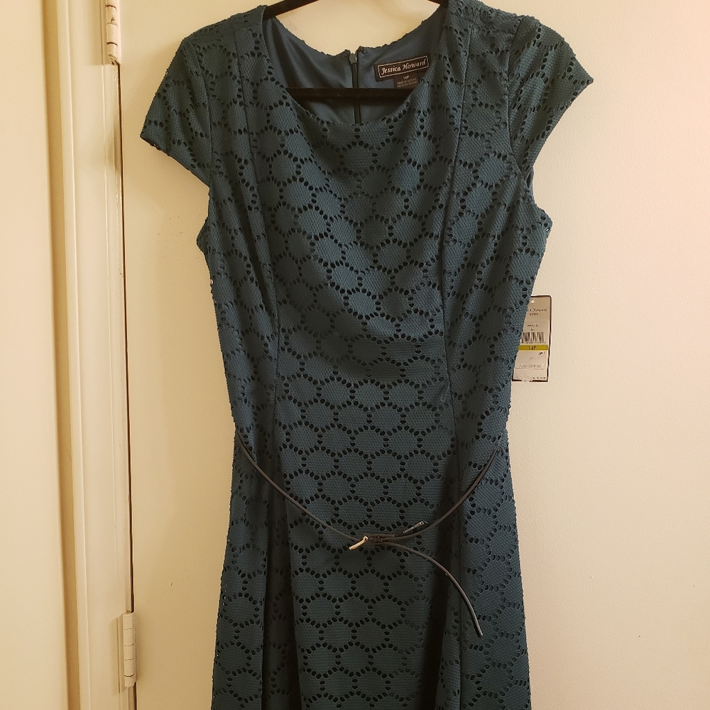 Jessica Howard Fit and Flare Petite Dress